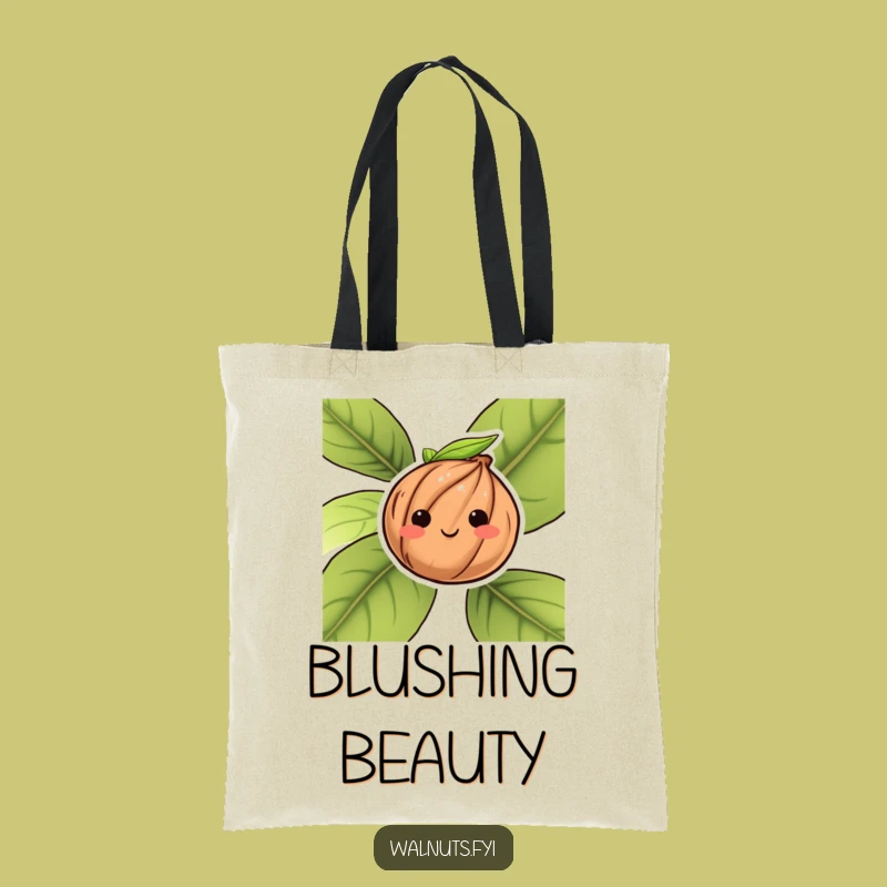 Funny Shy Walnut Tote Bag: Carry Sweetness Everywhere You Go