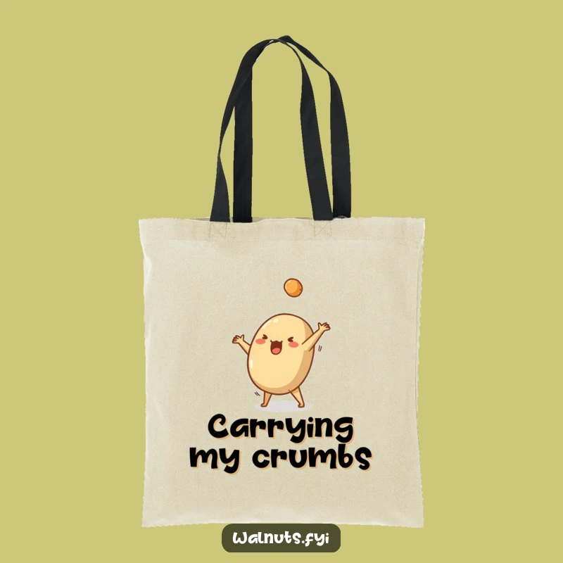 Funny Brazil Nut Cartwheel Tote Bag - Hilarious & Durable Snack Lover Gift