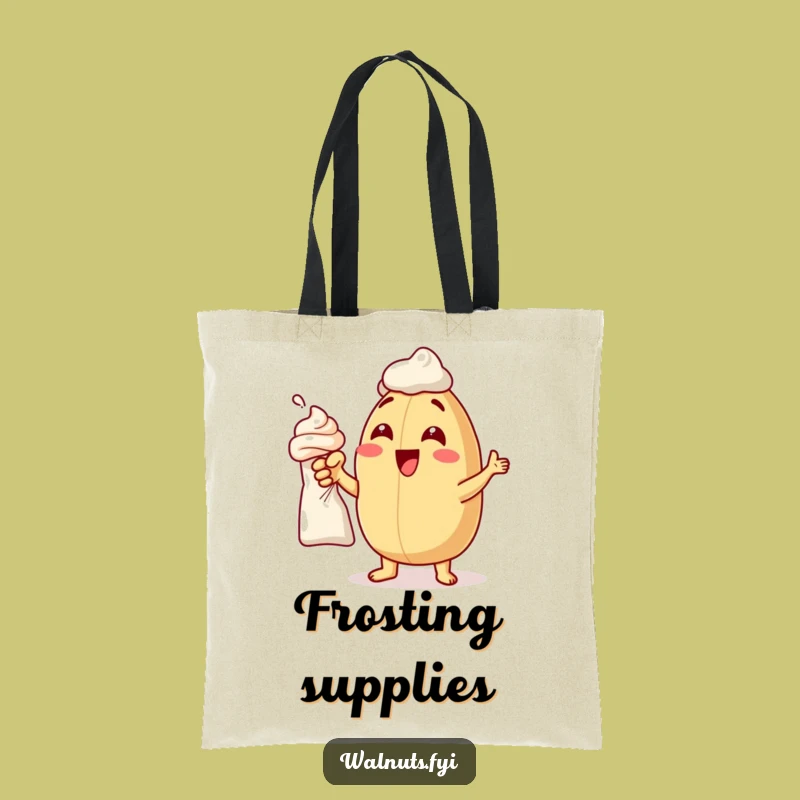 Funny Frosting Macadamia Nut Tote Bag - Charming Accessory Gift