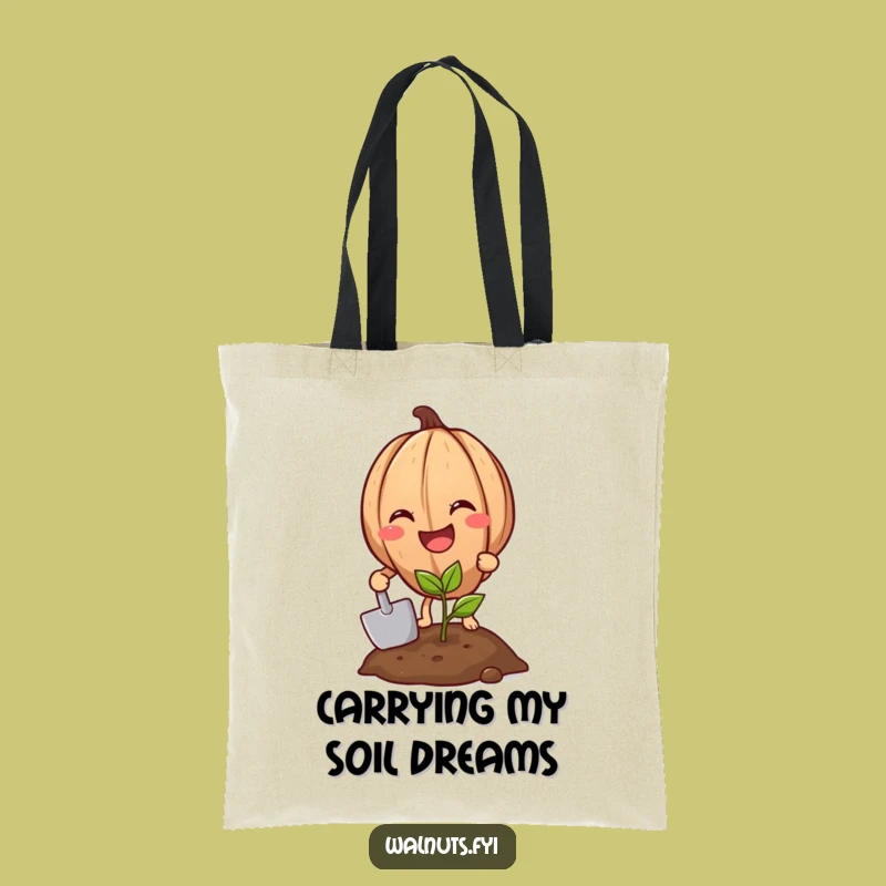 Funny Walnut Planter Tote Bag - A Hilarious and Practical Gift Accessory