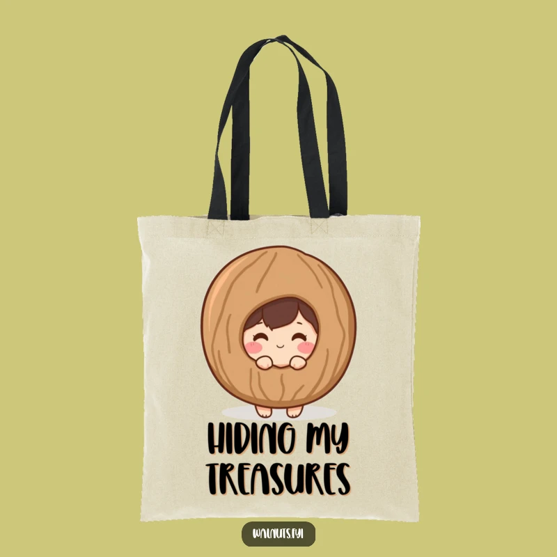 Funny Shy Walnut Tote: Carry Your Essentials with Subtle Style