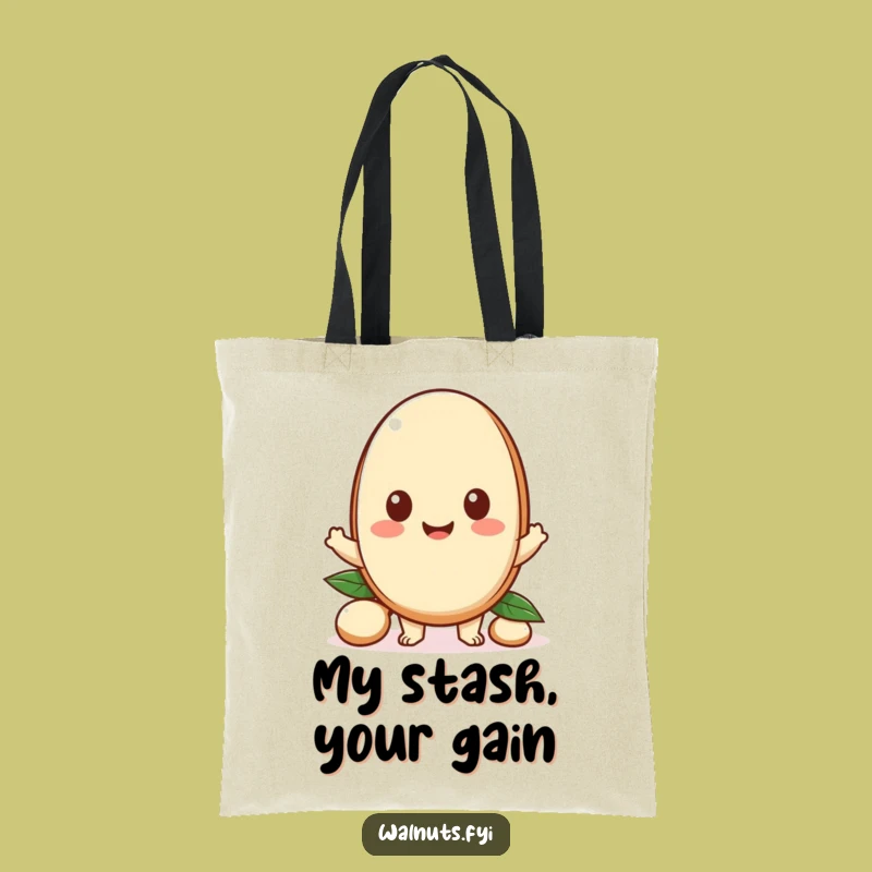 Funny Kawaii Nutty Offering Tote: Carry Goodness Funny Gift