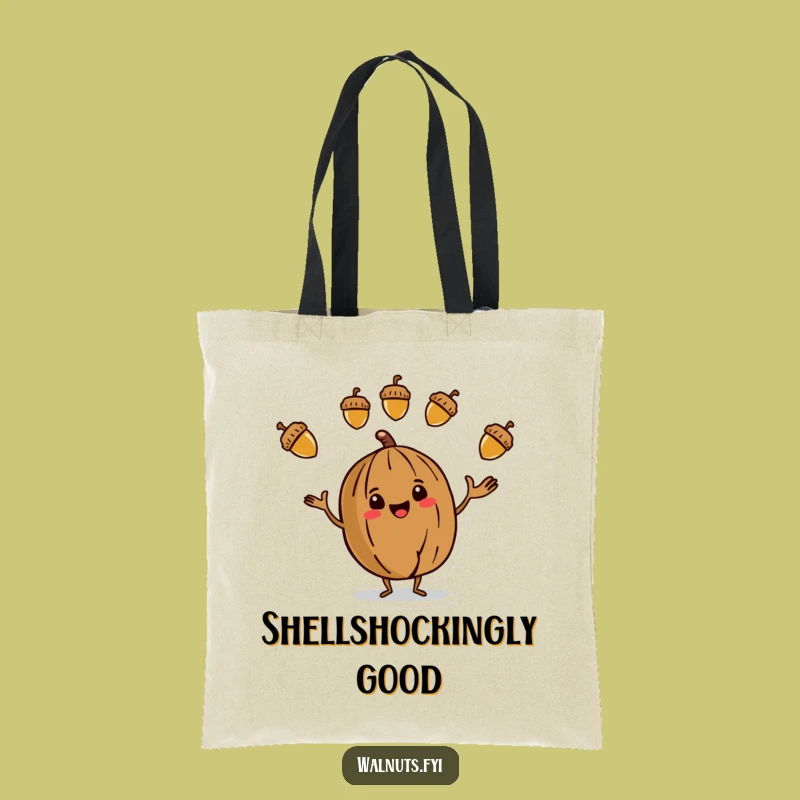 Juggling Walnut Tote Bag - Carry Your Skills with Style!