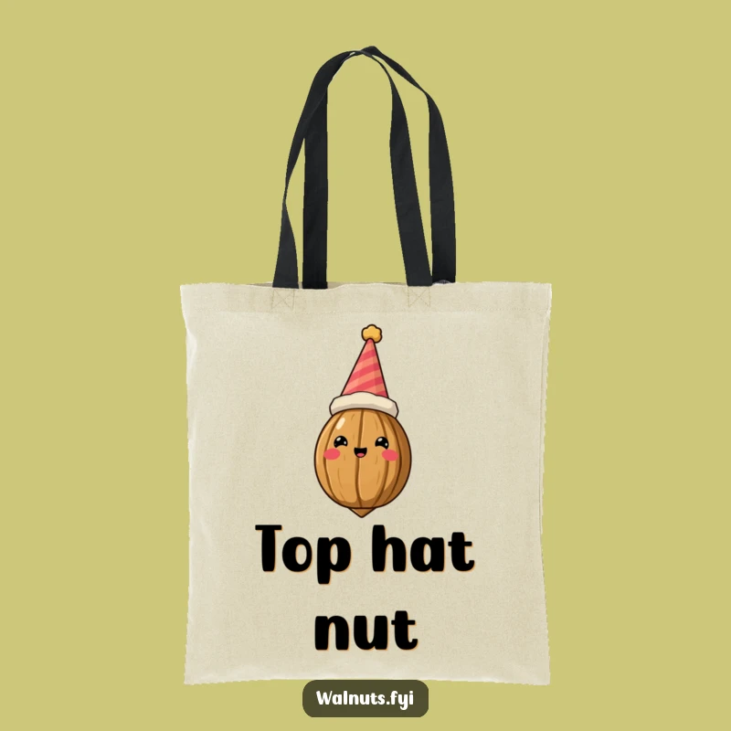 Funny Crowned Walnut Tote Bag - Carry Your Laughs in Style!